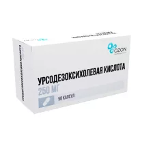 Урсодезоксихолевая к-та капсулы 250мг, №50 Озон
