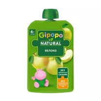 Gipopo пюре яблоко (4+ мес), 90г