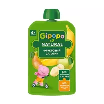Gipopo пюре фруктовый салатик (6+ мес), 90г