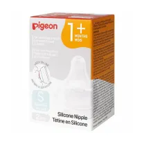 Pigeon соска силиконовая для детской бутылочки S (1+ мес), №2