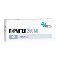 Пирантел таблетки 250мг, №3