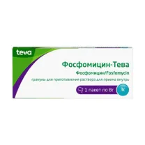 Фосфомицин-Тева гран. д/пригот. р-ра д/приема внутрь 3г, №1