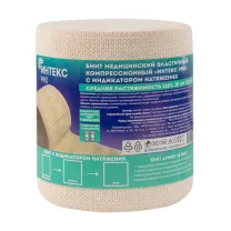 Интекс Pro бинт компрессионный средней растяжимости с индикатором натяжения, (3,5м*10см)