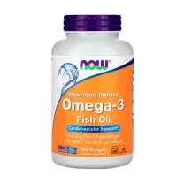 NOW Омега-3 капсулы, №200