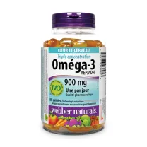 Webber Naturals Омега-3 Тройная сила капсулы, №200