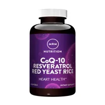 MRM Nutrition Коэнзим Q10, ресвератрол, красный дрожжевой рис капсулы, №60
