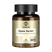 Tetralab Хром хелат глицинат таблетки, №90