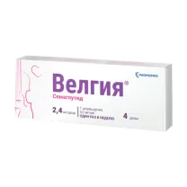 Велгия раствор д/п/к введ. 2,4мг/доза, 3мл №1