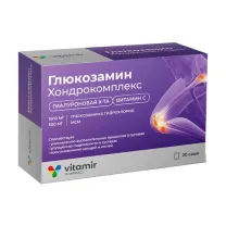 Vitamir Глюкозамин Хондрокомплекс порошок д/приема внутрь, №20