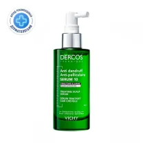 Vichy Dercos 10 сыворотка широкого спектра действия для кожи головы, 90мл