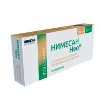 Нимесан Нео таблетки 100мг, №20 Шрея