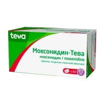 Моксонидин-Тева таблетки покрыт. п/о 0,2мг, №60