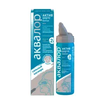 Аквалор Актив Форте мини душ спрей назальный для детей с 2-х лет и взрослых, 50мл