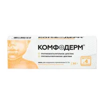 Комфодерм мазь д/наружн. прим. 0,1%, 30г