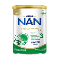 Nestle NAN 3 детское молочко на козьем молоке, 400г