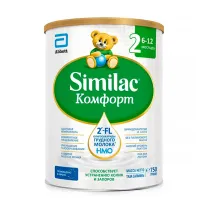 Similac Комфорт 2 сухая молочная смесь (6-12мес), 750г