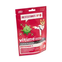 Vitime Gummy Витамин С мармеладные пастилки жевательные  50мг, №60