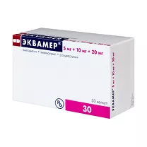 Эквамер капсулы 5мг+10мг+20мг, №30 Гедеон Рихтер