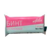 Divia бинт нестерильный нетканый 5м*10см, №1