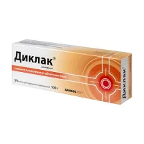 Диклак гель д/наружн. прим. 5%, 100г