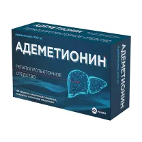 Адеметионин Велфарм таблетки кишечнораств. покрыт. п/о 400мг, №40