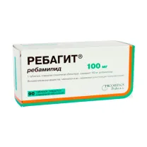 Ребагит таблетки покрыт. п/о 100мг, №90 Фармакор