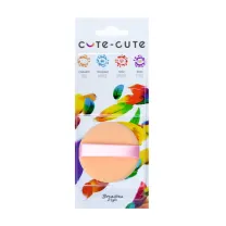 Cute-Cute спонж латексный круглый с атласной лентой, цвет в ассортименте