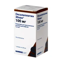 Оксалиплатин Эбеве концентрат д/пригот. р-ра д/инфузий 5мг/мл, 20мл