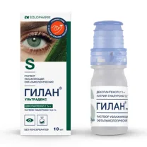 Гилан Ультрадекс раствор офтальмологический увлажняющий 0,3%+2%, 10мл