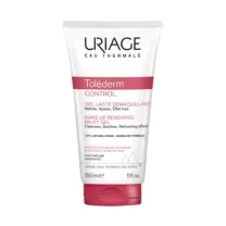 Uriage Tolederm гель-молочко деликатное очищающее для снятия макияжа, 150мл