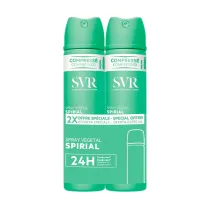 SVR Spirial дезодорант-спрей растительный, 75мл*2шт