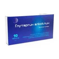 Глутаргин алкоклин таблетки 1г, №10 Фармамед