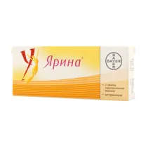 Ярина таблетки покрыт. п/о 3мг+0,03мг, №21 Байер