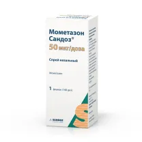 Мометазон Сандоз  спрей назальный 50мкг/доза, 140доз Лек д.д.