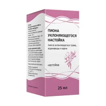 Пиона уклоняющегося настойка, 25мл Тульская ф.ф-ка