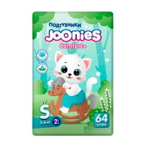 Joonies Comfort+ подгузники S (3-6кг), №64