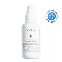 Vichy Capital Soleil Тонирующий солнцезащитный крем-флюид, светлый, SPF 50+, 40мл