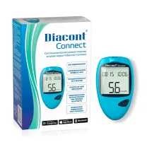 Диаконт Коннект глюкометр + тест-полоски №10