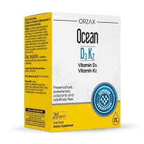 Orzax Ocean Витамин Д3+К2 капли д/приема внутрь, 20мл