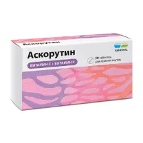 Аскорутин Реневал таблетки 50мг+50мг, №50 Пфк Обновление