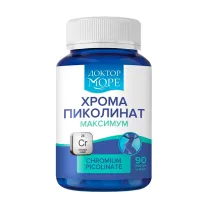 Доктор Море Хрома пиколинат максимум капсулы 250мкг, №90
