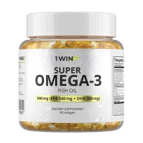 1Win Омега 3 капсулы, №90