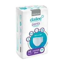 Dailee Premium normal подгузники-трусы для взрослых р.М (80-120 см), №30