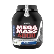 Weider Mega Mass 4000 Гейнер с креатином со вкусом ваниль, 3000г