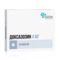 Доксазозин таблетки 4мг, №30
