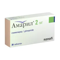 Амарил таблетки 2мг, №30