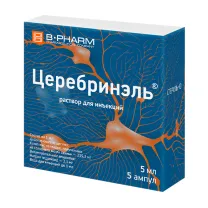 Церебринэль раствор д/инъекций, 5мл №5