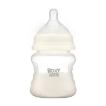 Roxy-kids бутылочка для кормления с антиколиковой соской медленный поток (0+), цвет кокосовый