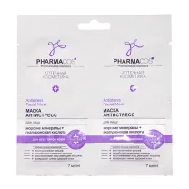 Вiтэкс Pharmacos маска для лица антистресс, 7мл+7мл