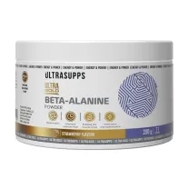 Ultrasupps Ultra Gold Бета-Аланин порошок со вкусом клубника, 200г